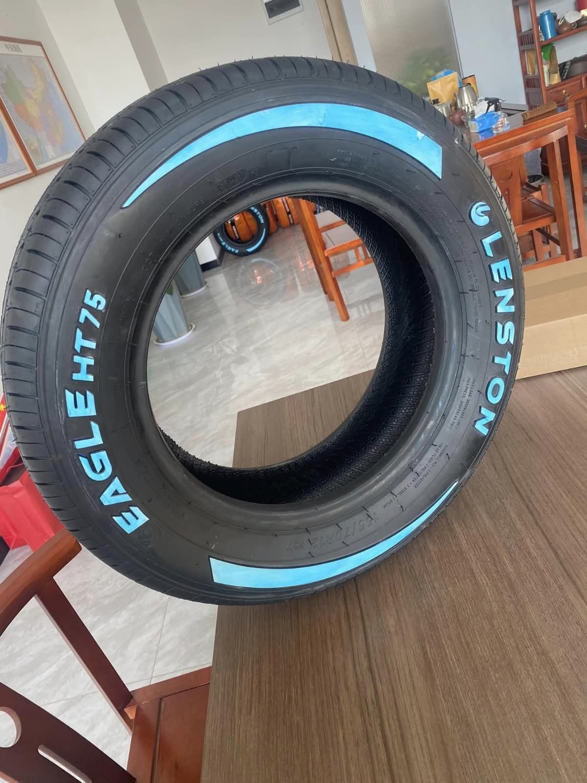 Lenston Eagle HT75 Tyre - 155/70R12 with Distinctive White Sidewall Lettering